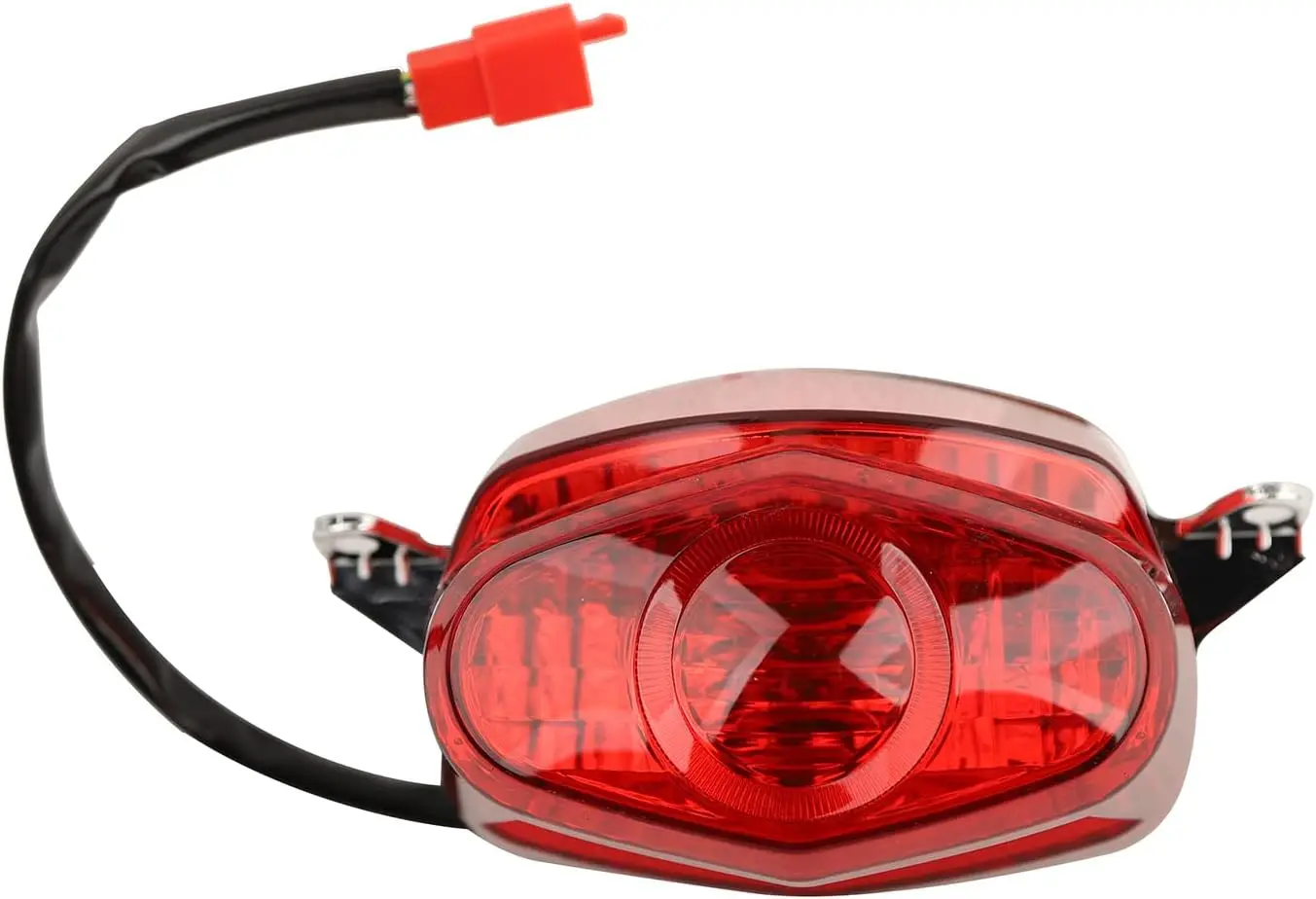 

Motorcycle Tail Light Assemblies 12V 5W Compatible with Honda Navi 2022 2023,Halogen Yellow Light