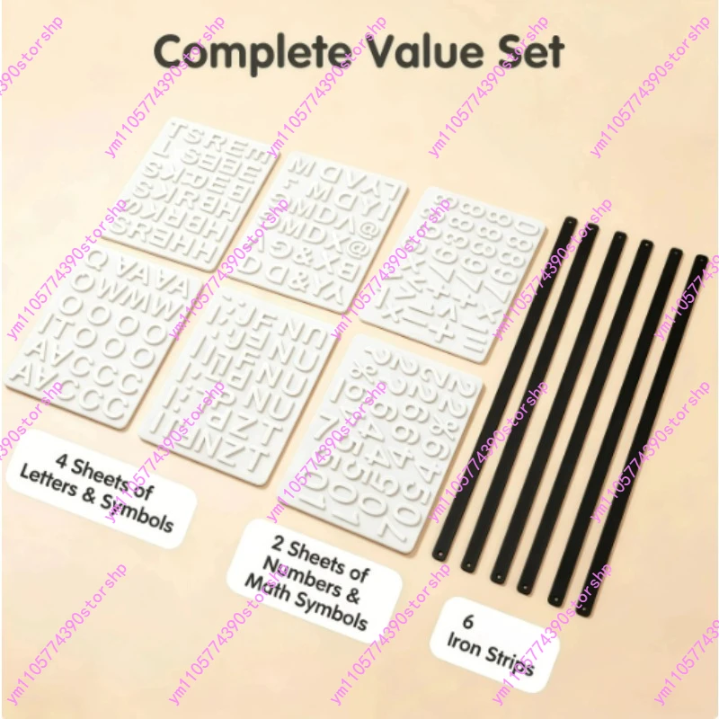 Applicable to Magnetic Letter Label Price Display Board Sign for Drink Shop Coffee Shop Bakery Background Wall Decoration