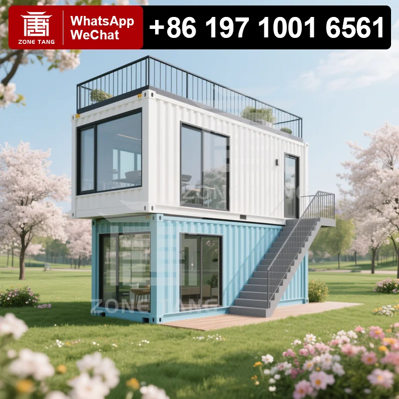 

Modular Homes German Houses Leak Proof Container Converted To House Camp Dormitory Temporary Canteen Flat Pack House Small House