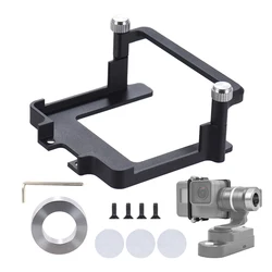 FeiyuTech Kit di montaggio per fotocamera connettore adattatore per piastra di montaggio a Clip per Feiyu G4/WG WGS collega GoPro Hero 6 Xiaomi Yi Camera