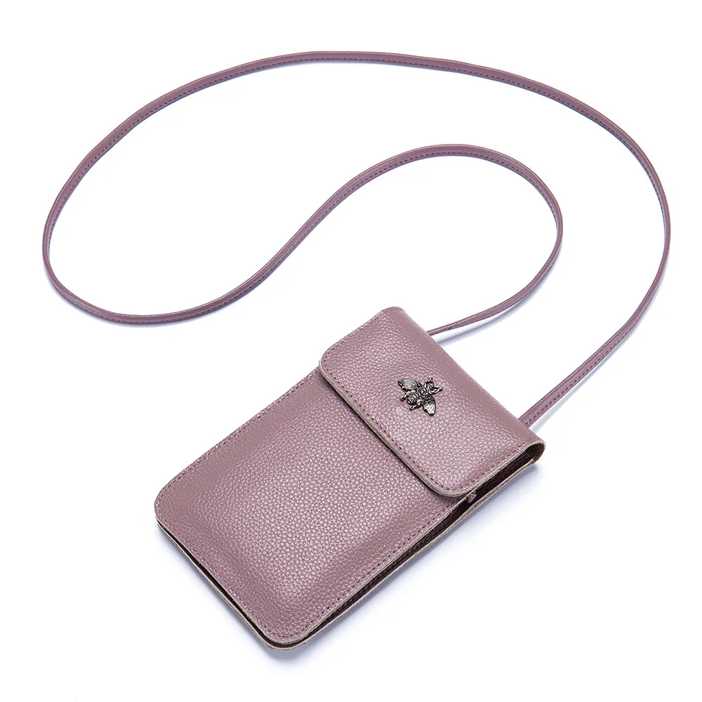 Women's Leather Clutch Bag Touch Screen Phone Bag Crossbody Bag Shoulder Bag Large Capacity Wallet Fashion Women's Handbag Gift