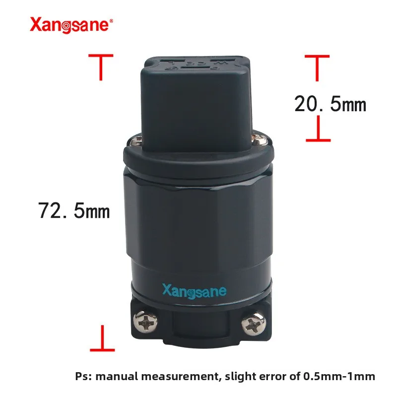 Xangsane/Elephant God, Swiss copper 20A gold-plated power supply tail plug, audio power amplifier HiFi audio cable tail plug