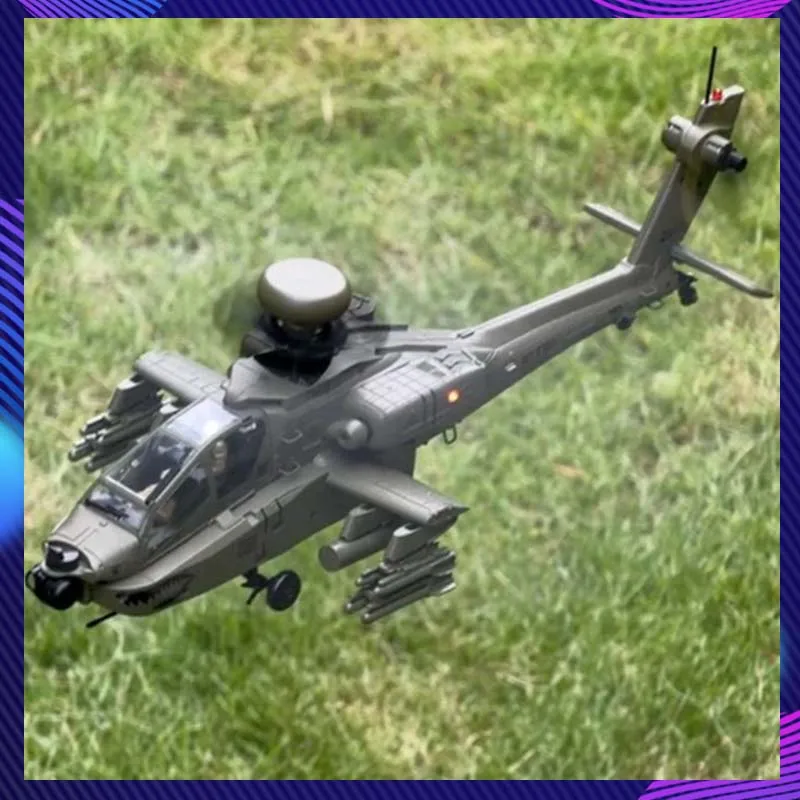 RC Helicopter C170 1:48 RC ERA Apache Remote Control Armed Helicopter Optical Flow Positioning 6CH Brushless Aircraft Model Toy