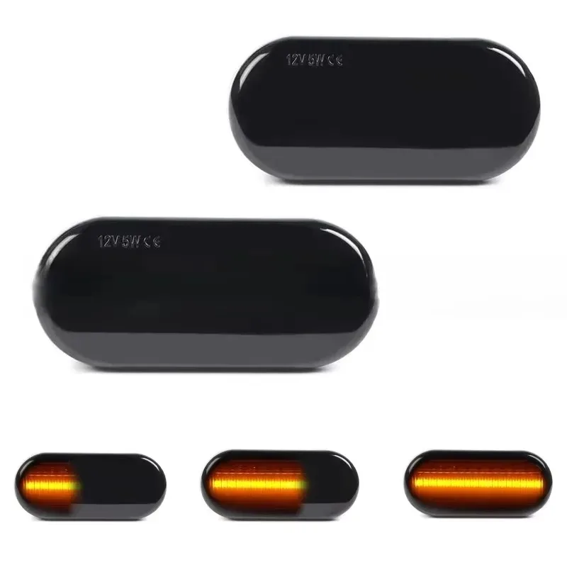 

Tiy 2 шт. для VW Golf 3 4 MK3 MK4 Passat 3BG Polo 6N 9N светодиодный динамический боковой габаритный указатель поворота последовательный мигающий свет