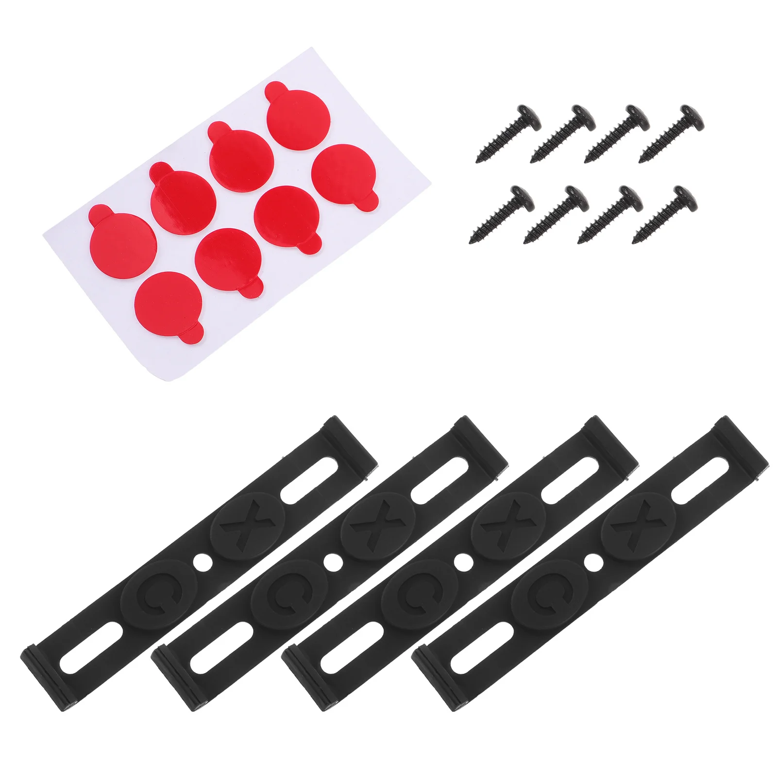 

4pcs Plastic License Plate Frame Clip Universal Automotive Plate Holder Fastener No Tools Required Weather Resistant Car