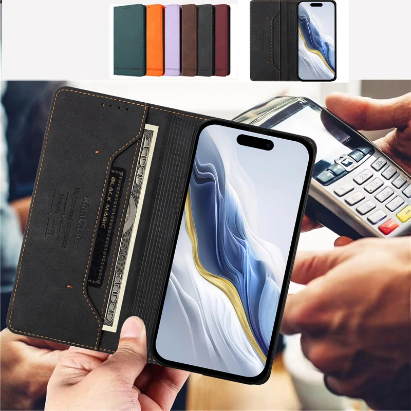 Leather Retro Anti-…