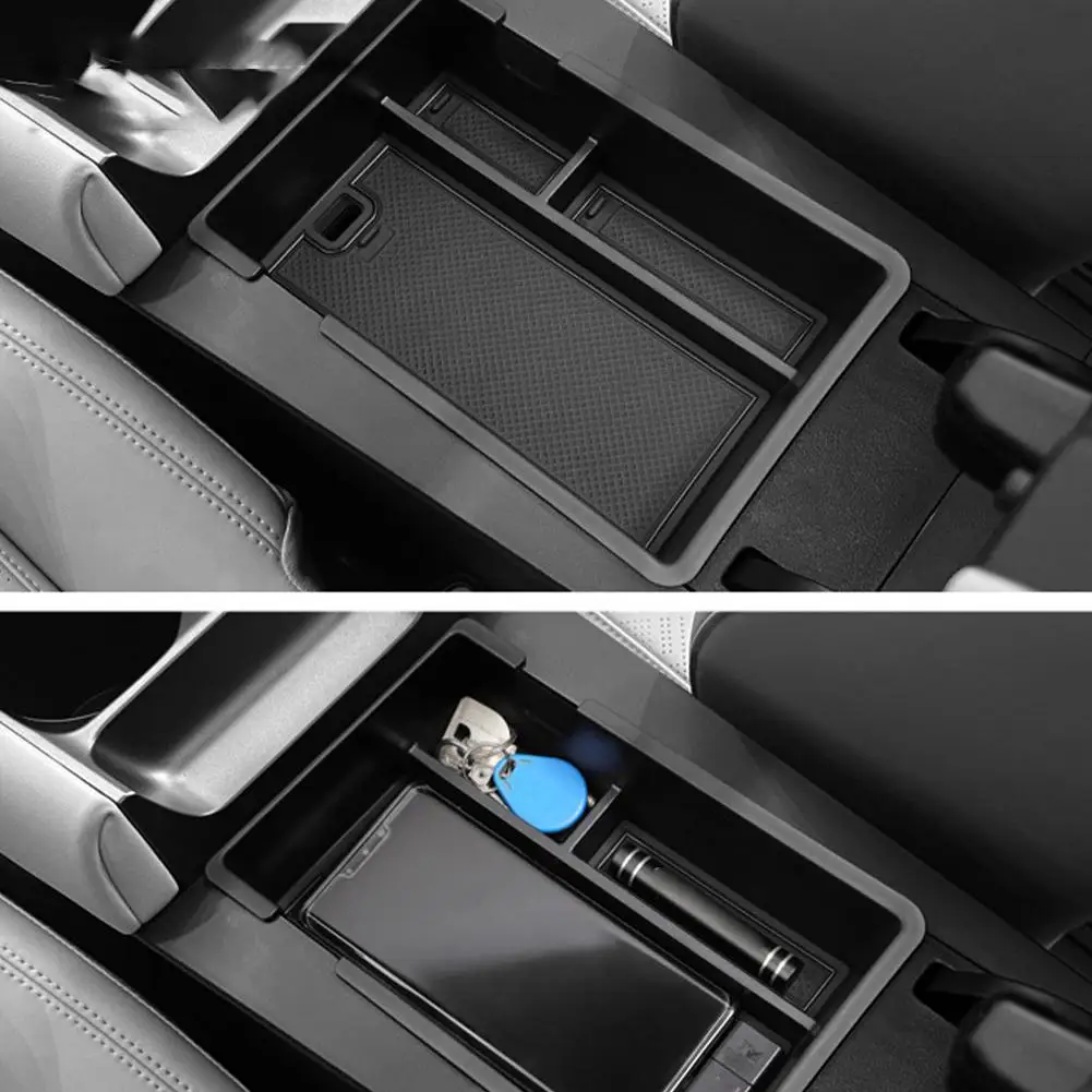 Car Armrest Storage Box Tray Console Organizer Holder For BYD Yuan Pro Yuan UP ATTO 2 EV 2024 2025 Auto Interior Accessories ﻿