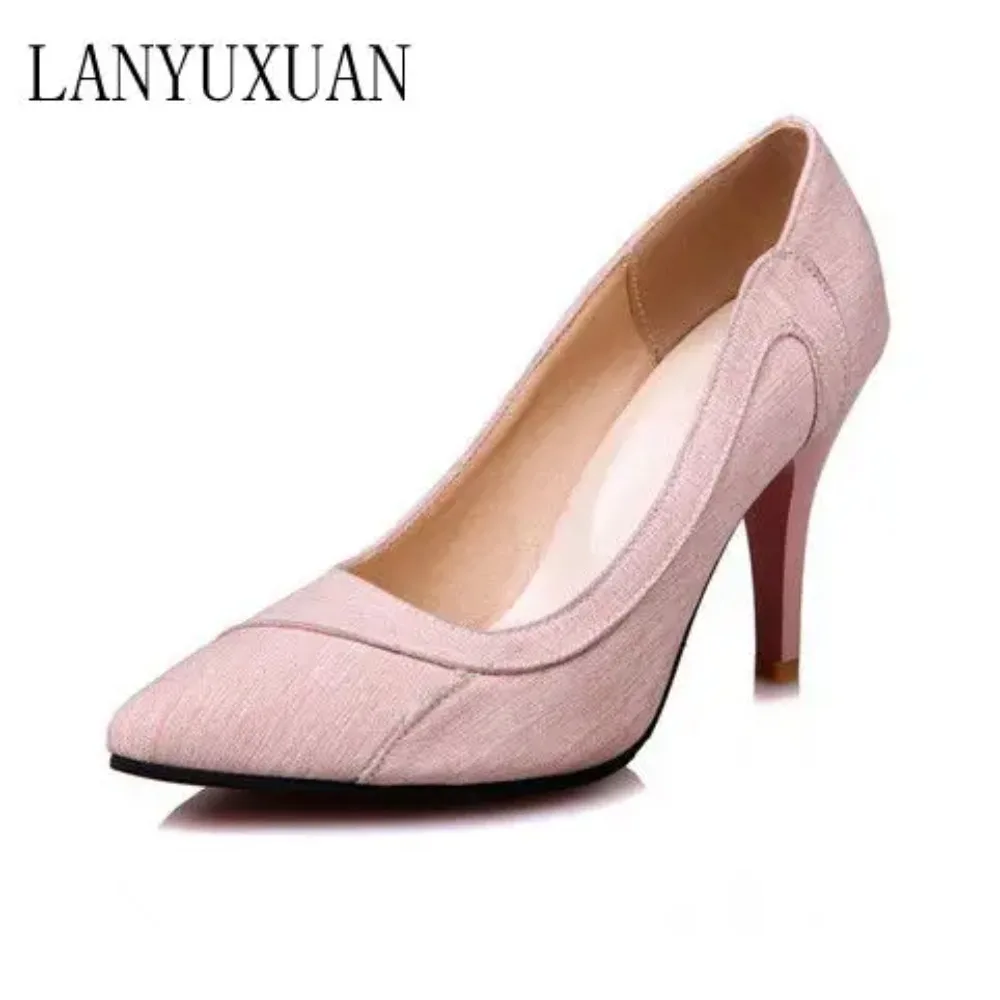 

2026 Hot Sale 29-52 summer Feminino Ladies Plus Size Shoes Women Sapato Feminino Pumps High Heels Sandals Chaussure Femme 8010