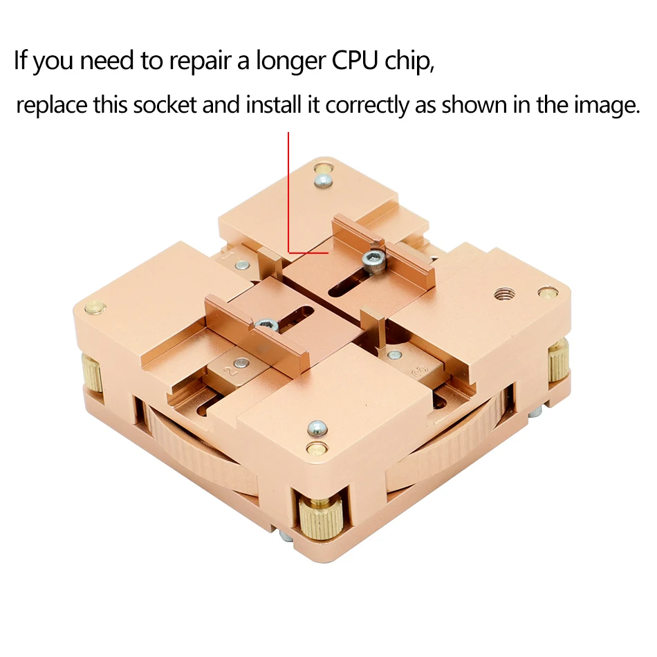 Kit de Station de reballage BGA en alliage d'aluminium 80mm/90mm, fixation de réparation de puces BGA, prend en charge les cartes graphiques/CPU/mémoire DDR/pont audio