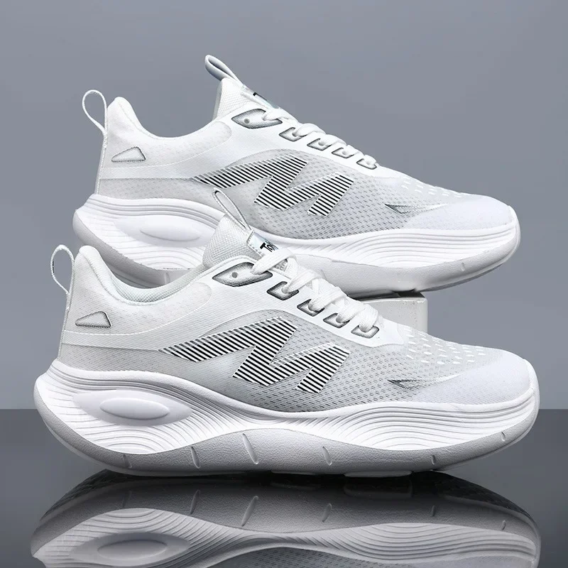 Men Sports Running Shoes Casual Marathon Breathable Lightweight Women's Comfortable Athletic Nonskid Walking Sneakers Outdoors