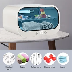 UV Sterilizer Box Ozone Sterilization Cabinet 360° Disinfection With Timer For Phone Salon Nail Beauty Tools Baby Toys