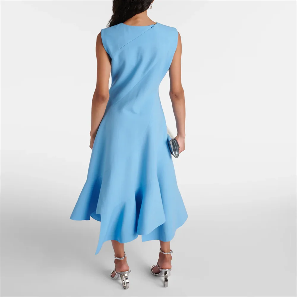 Robe de Rhpersonnalisée O Presidence pour femme, coupe trapèze en fibre, élégante, fermeture éclair au dos, longueur de rinçage avec ourlet, 2025