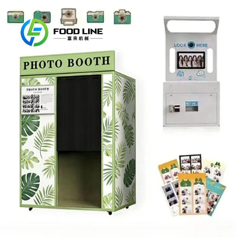 ID Photo Booth,Professional Self Service Coin Operated Machine Photo Booth Photo Booth Photobooth Vending Machine HOT SALE