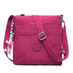 Shoulder Crossbody Small Bag Lightweight Waterproof Nylon Casual Fashion All-Matching Canvas Bag