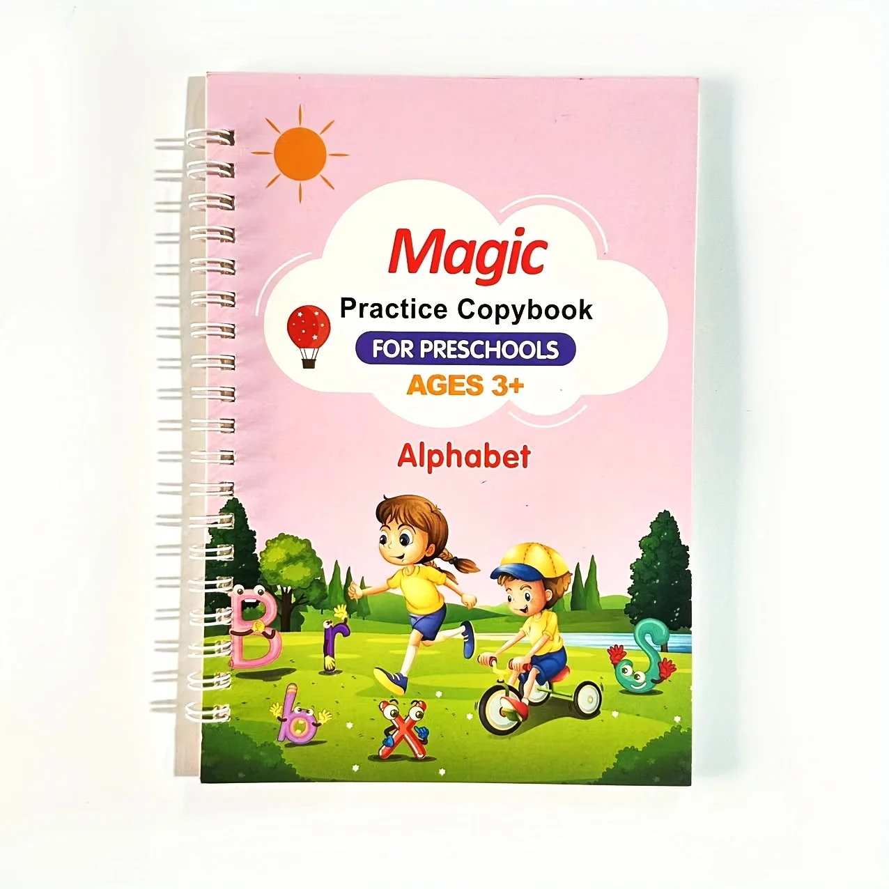 

1 комплект из 4 учебников для раннего развития детей 13,5 см * 18,8 см, включая английские буквы, слова, цифры, сложения и суб