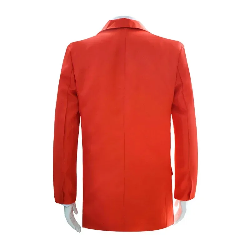 EWS Rebelde 유니폼 코스프레 의상 빨간색 재킷 셔츠 스커트 할로윈 카니발 파티 여학생용 고등학교 S Xb;4.f'7;j,3'