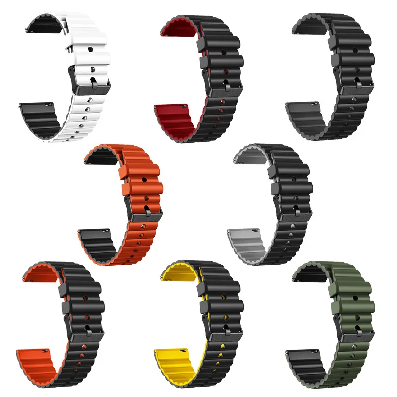 22mm Silicone Strap For Huawei Watch GT 4 46mm Watchband Bracelet For Huawei Watch 4 GT 2 GT 3 Pro 46mm SE Smartwatch Wristband