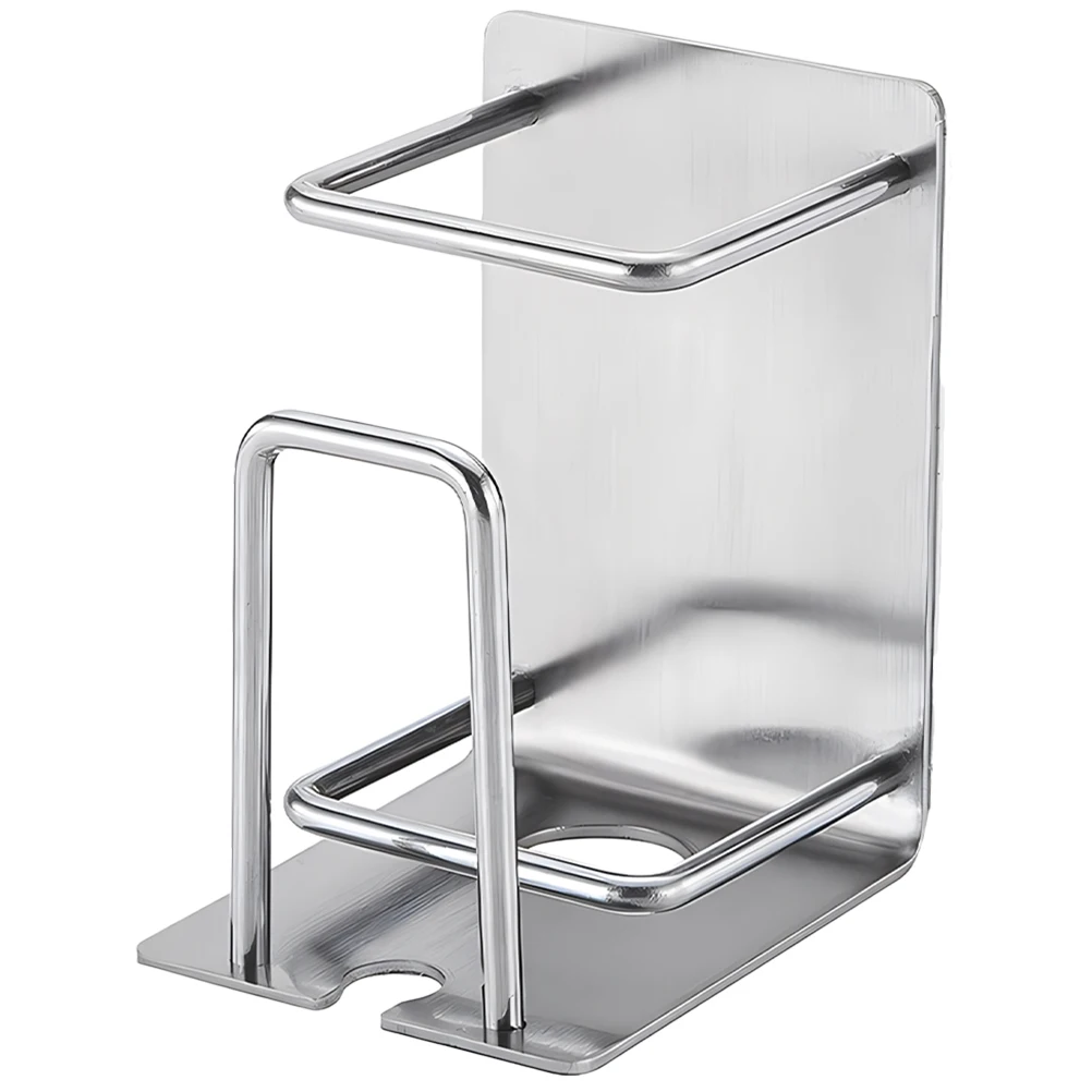 Toothbrush Holder Wall Mounted Stainless Steel Adhesive Bathroom Organizer For Mirror Tile Glass Toothbrush Rack