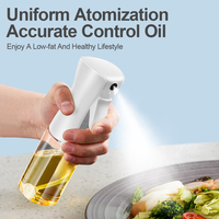 Multifunctional Kitchen Oil Spray Bottle for Cooking and BBQ with Dropper Bottles 200ml Or 300ml Glass/Plastic Sprayer Dispenser