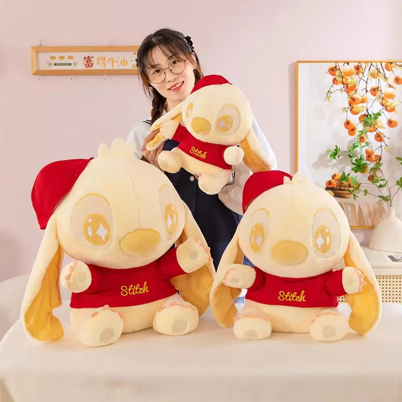 

35/60cm Disney Lilo & Stitch Doll Cartoon Plush Toy Cute Anime Soft Stuffed Kawaii Golden Stich Plushie Kids Birthday Gifts