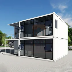 1Cbox Hot Sale Modern Luxury Modular Container Homes Hurricane Proof 40Ft Prefab Houses