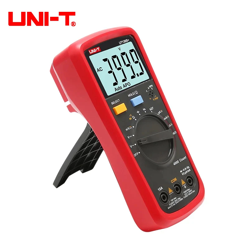 UNI-T UT136B+/UT136C+ Multimeter Digital multimeter tester AC DC Voltmeter Ammeter Ohm capacitance HFE Diode/transistor tester