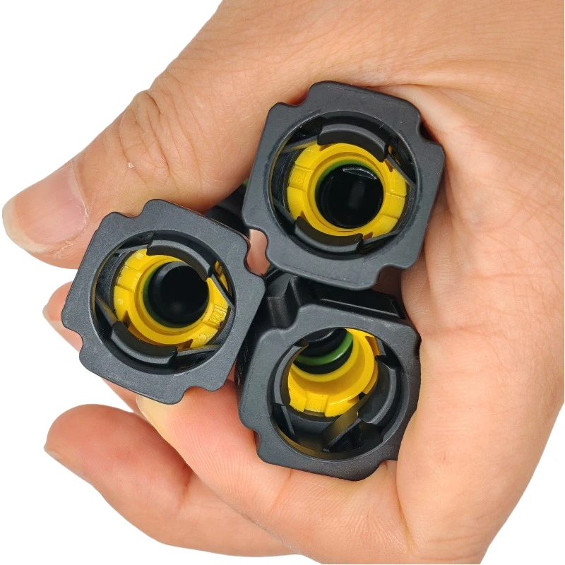 10mm D10 9.89 ID8 female plastic connector auto Fuel line quick connector 90 degree joint connector 2 pcs one lot