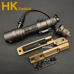 Airsoft SF M600 M600B M300 Flashlight LED Tactical Hunting Rifle Scout light Gun Weapons Lights 600 Lumen Remote Pressure Switch