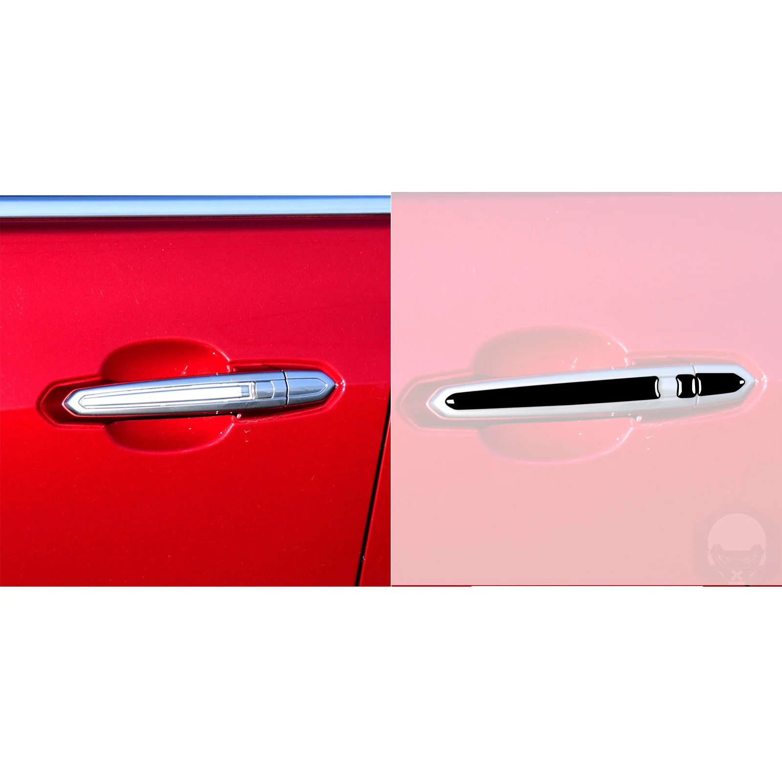 For Cadillac ATS 2014 2015 2016 2017 2018 2019Car Accessories Exterior Outer Door Handle Cover Trim Sticker Modification Plastic