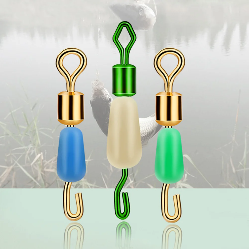 

30 pc Silicone Line Stop Beads Anti-tangle Float Stops for Sea Fishing Tool Sea Night Fishing Supplies Tool Buoy