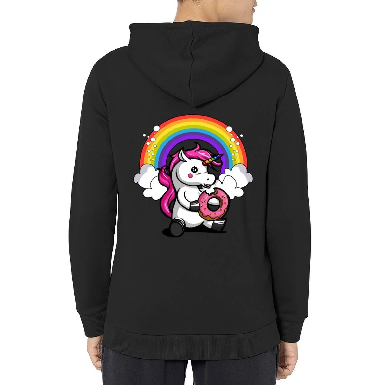 

Unicorn Donut Hoodie men's sweat-shirt men's clothes autumn men clothing designer hoodies