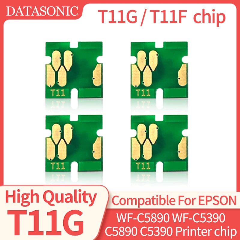 Europe T11G T11F T11G1 T11F2 Ink Cartridge chip Ink Bag chip Compatible For Epson WF-C5390DW C5890 c5390a Printer one time chip