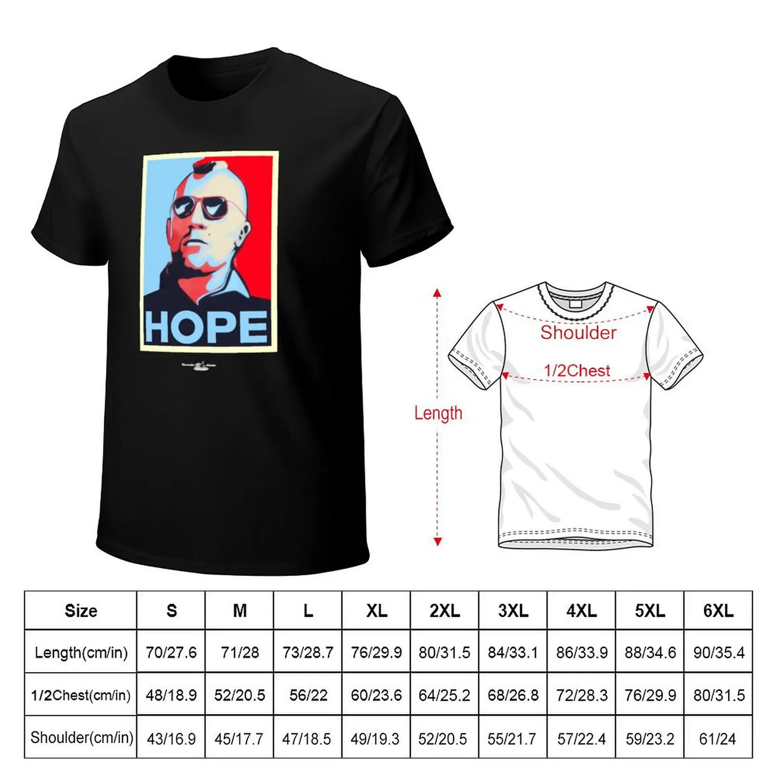 Travis Bickle: Hope T-Shirt cheap stuff vintage t shirts vintage mens cotton t shirts