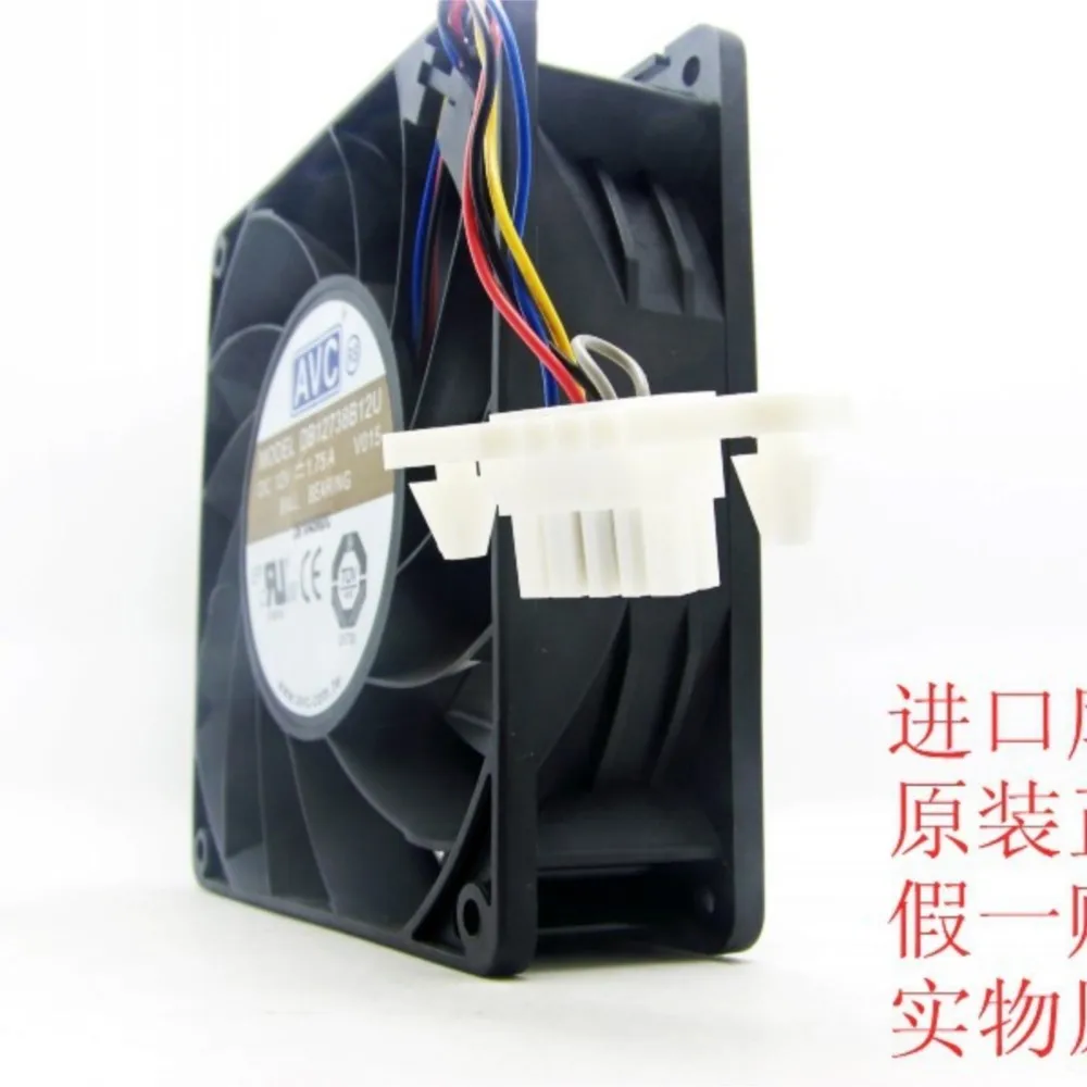 12038 Fan for AVC 120mm Industrial Ventilation Fan, DB12738B12U, 12V 1.75A, Chassis Cooling GPUs & Mining Rigs