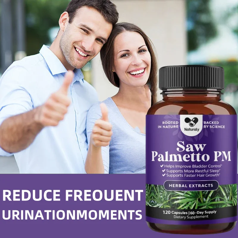 Saw Palmetto melatonin,used for sleep and prostate Saw palmetto powder and chamomile extract ratio Reduce male urinary frequency