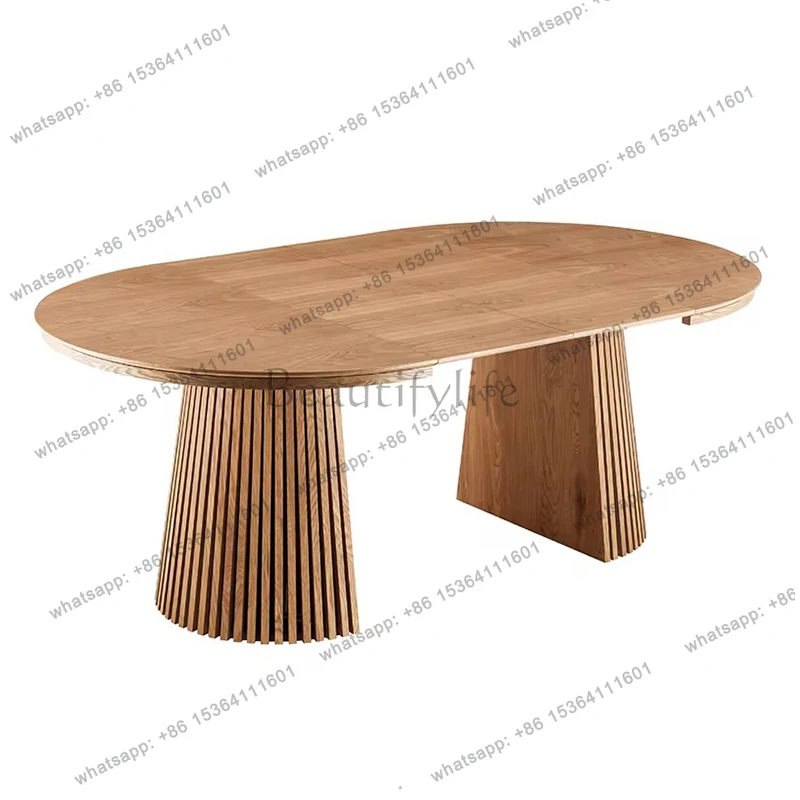 

Kitchen and Table Products Transformable Elegant Turkish Wood Dining Tables for Dining Room