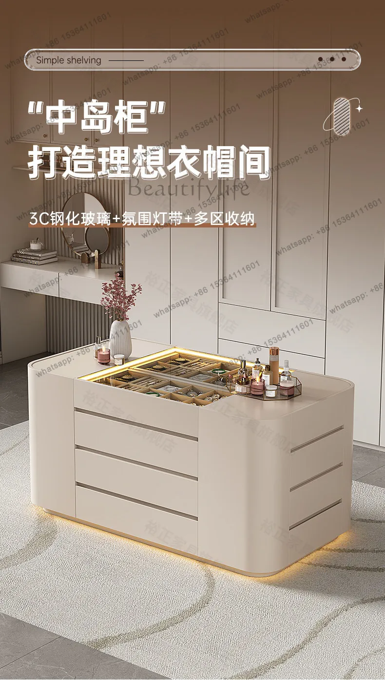 Customized simple modern cloakroom Nakajima Taishou household solid wood storage locker