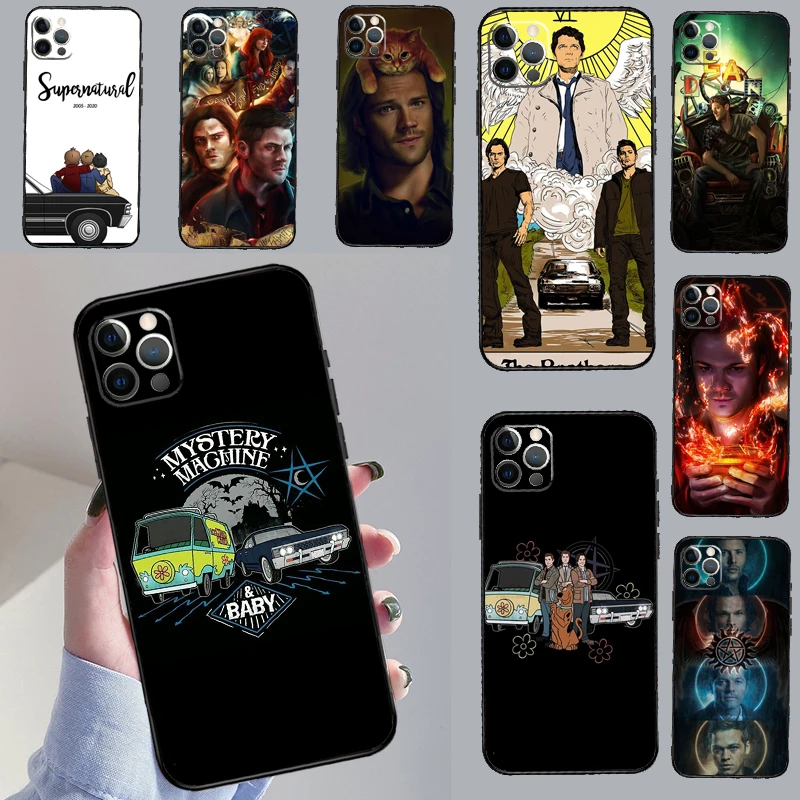 Supernatural Tv Show Case For iPhone 16 11 12 13 14 15 Pro XS Max XR X Plus 12 13 Mini Cover Phone Case