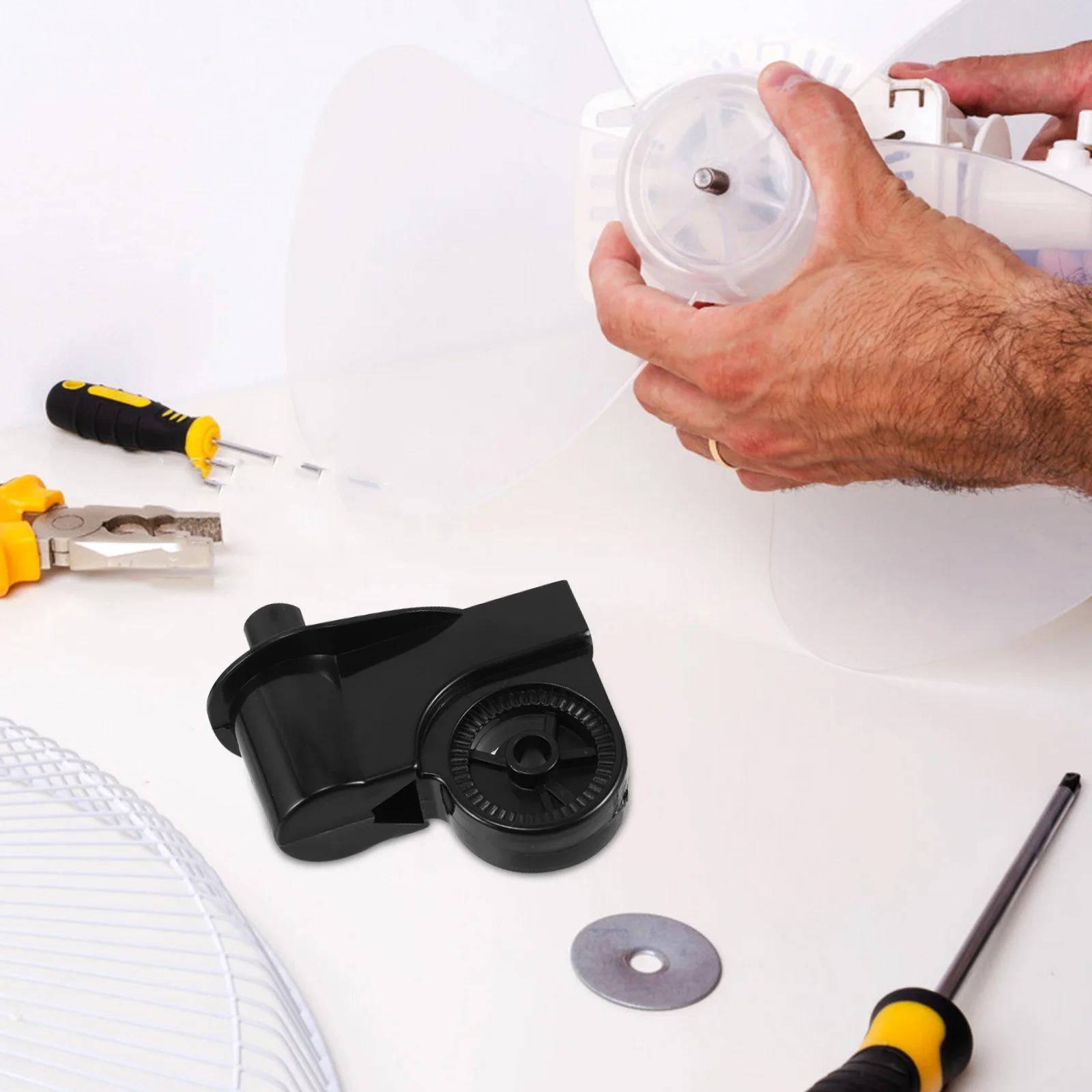 

2Pcs Universal Fan Connector Parts Durable Versatile Design Easy Installation Motor Fitting for Home Office Fan Parts