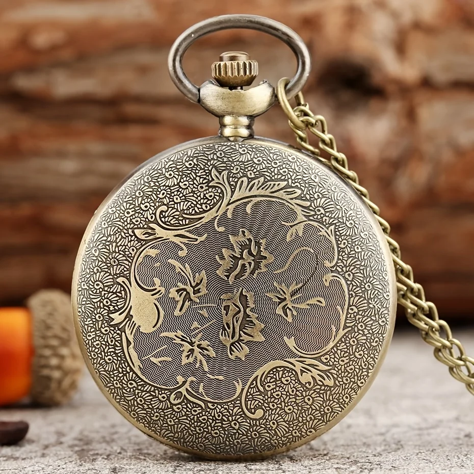 1PC Harry Potter Hunger Game Pocket Watch Christmas Horror Pocket Watch Sword God Domain Quartz Watch Pocket Watch