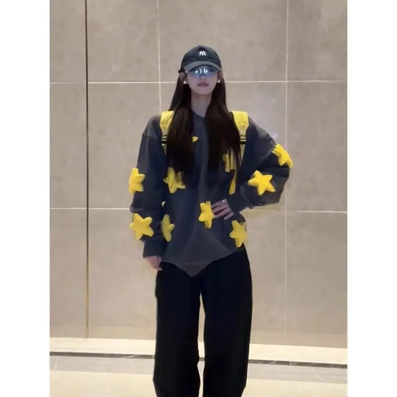 Damen-Sweatshirt, langärmelig, Oberteil, Herbst, neu, vielseitig, abgeschnitten, schlank, glättet Silhouette, Reißverschluss, Marineblau, Sudadera, Halloween