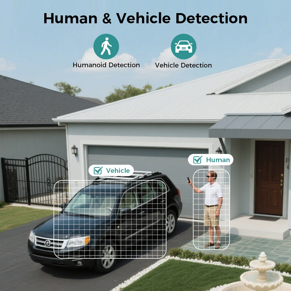 Hiseeu 8CH 4K PoE NVR شبكة مسجل فيديو مراقبة 8 قناة ل HD 8MP 5MP 6MP 4MP 3MP IP POE كاميرا H.265 #3