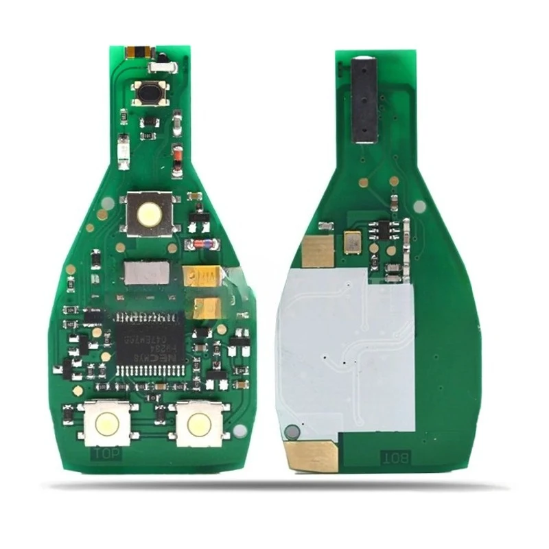Llavero remoto de coche 315/434Mhz para Mercedes Benz NEC BGA BE W202 W203 W204 W210 W220 semi-llave inteligente menos