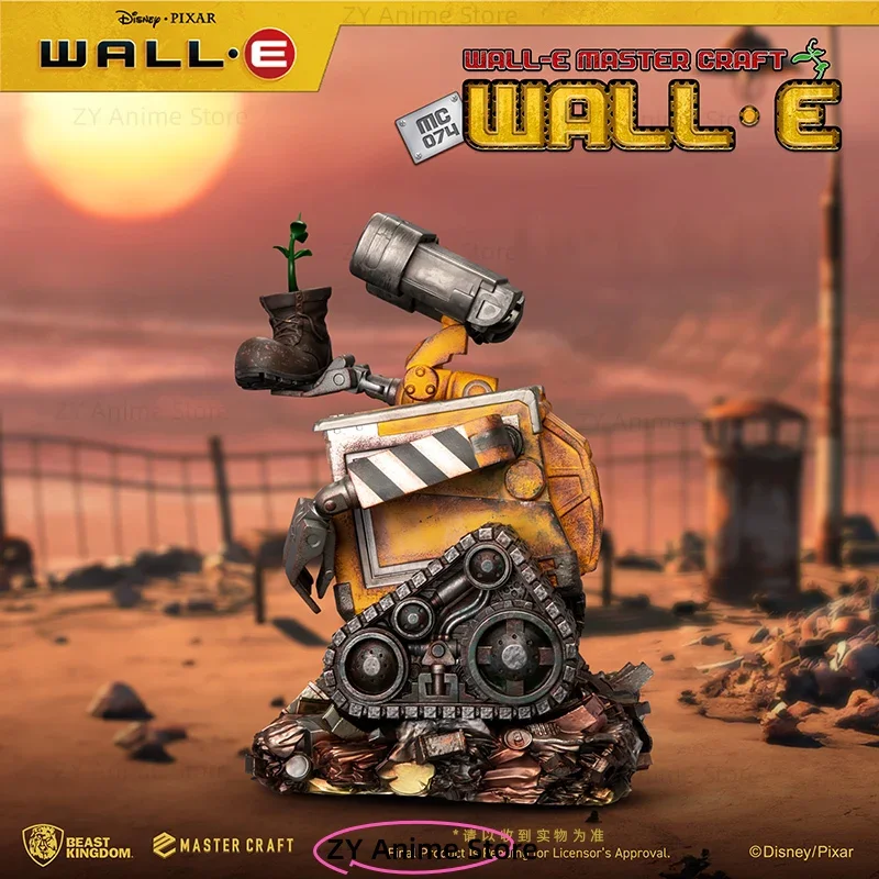 Genuine Disney Robotron WALL-E Collectible Doll Anime Characters Trend Toy Model Desktop Ornaments Children's Holiday Gifts