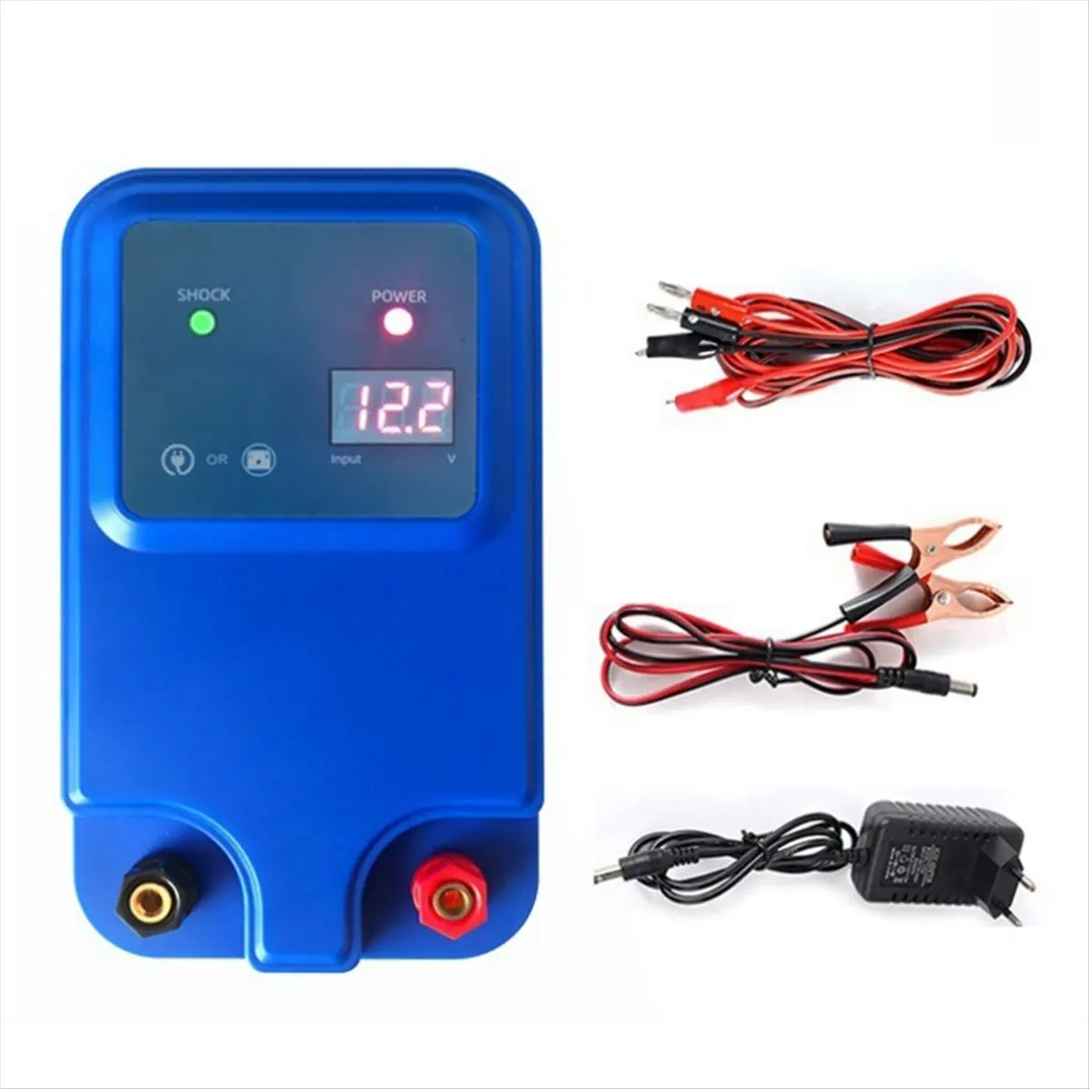 X16A Hot 10KM 12V Electric Fence for Animals Cattle Sheep Chicken Farm Livestock Pulse Device Electric Shepherd EU Plug