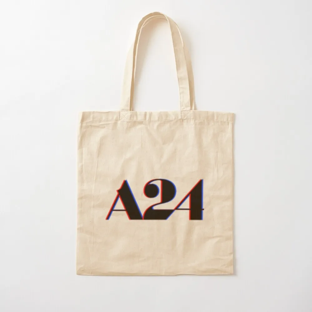 

A24 Glitch Logo Classic Tote Bag Canvas Large bags for women Big bag shoping bag Canvas Tote