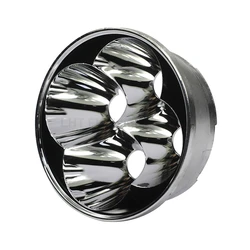 51.2mm (D) x 20mm (H) SMO Aluminum Reflector for 4 x 5050 LED Lamp Cup Quad Bike Light Flashlight DIY