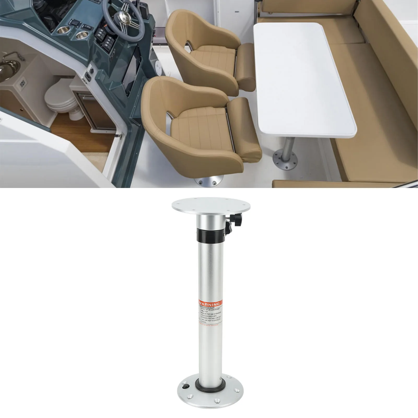 

Регулируемая подставка для стола, стабильная структура, устойчивая к тряске алюминиевый сплав, регулируемые по высоте ножки стола для яхты