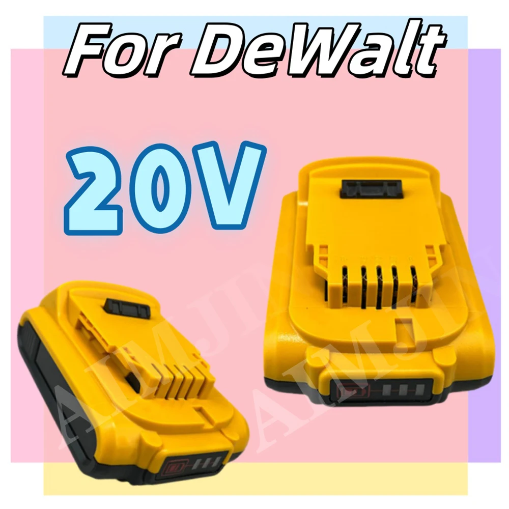 

Lithium Ion Battery ReplacementDCB206 DCB205 DCB204 Power Tool 3000/4000/5000mAh DCB203 Battery For DeWalt 18V 20Volt Max