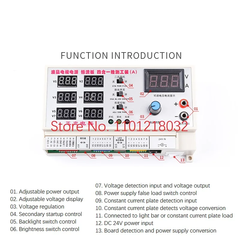 Special tooling for LCD TV power board maintenance power supply Main board testing tool Universal constant current board